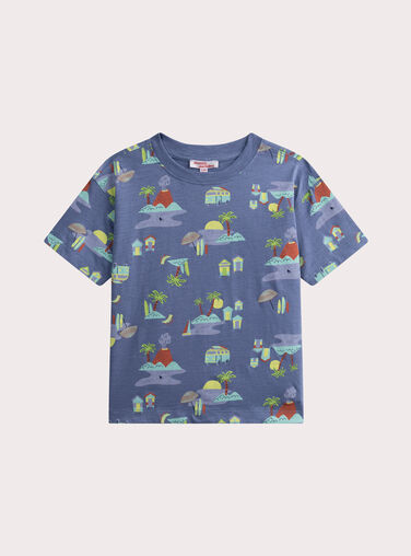 Navy TEE SHIRT SS WOTATI3 / 25S902U1TMCC202