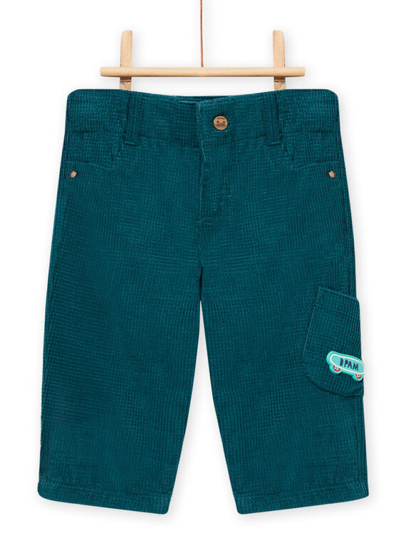 Baby boy duck blue pants MUTUPAN1 / 21WG10K1PAN714