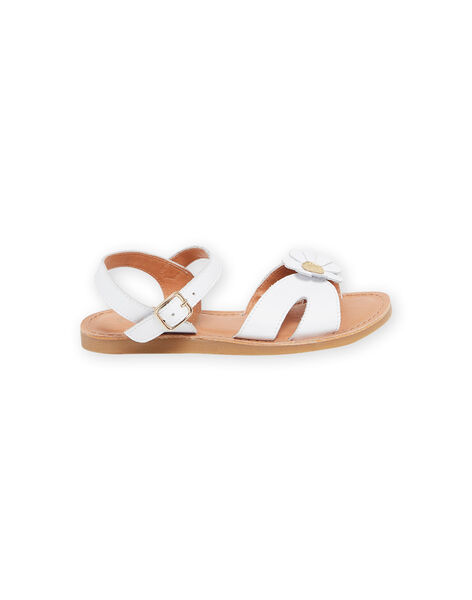 White leather sandals RASANDFLEUR / 23KK3561D0E000