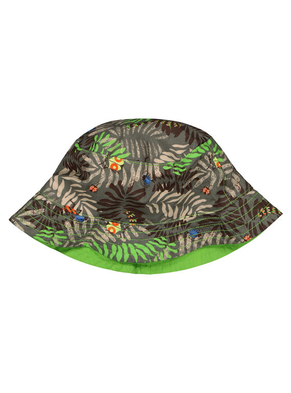 Boys' tropical print hat FYOYEBOB / 19SI02M1CHA626