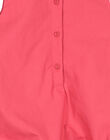 Baby girls' cotton bouffant dress FIBAROB2 / 19SG0962ROB308