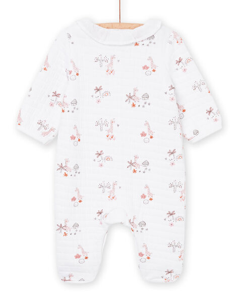 Giraffe print sleep suit ROU1GRE1 / 23SF0362GRE000