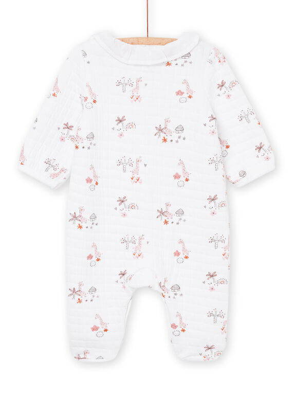 Giraffe print sleep suit ROU1GRE1 / 23SF0362GRE000