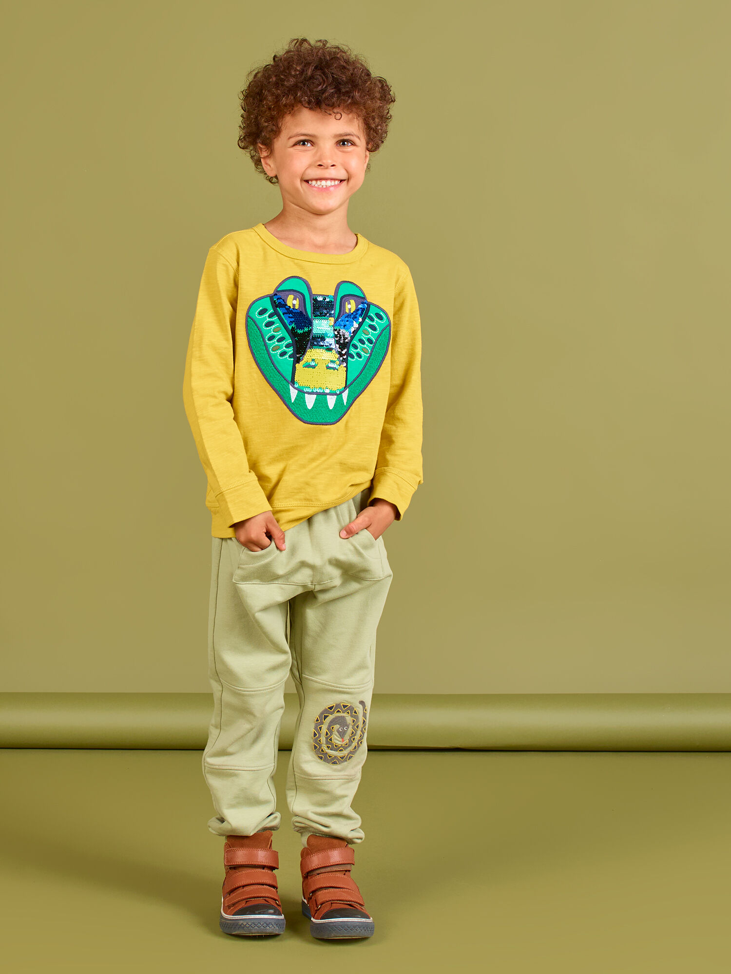 Boy s khaki jogging suit buy online Outfit Jumpsuit DPAM International Website