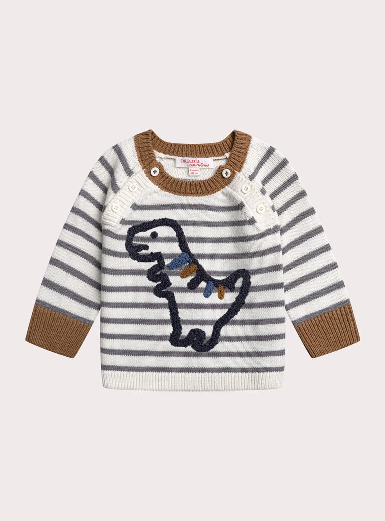 White PULLOVER XUROCPUL / 25WG10S1PULA016