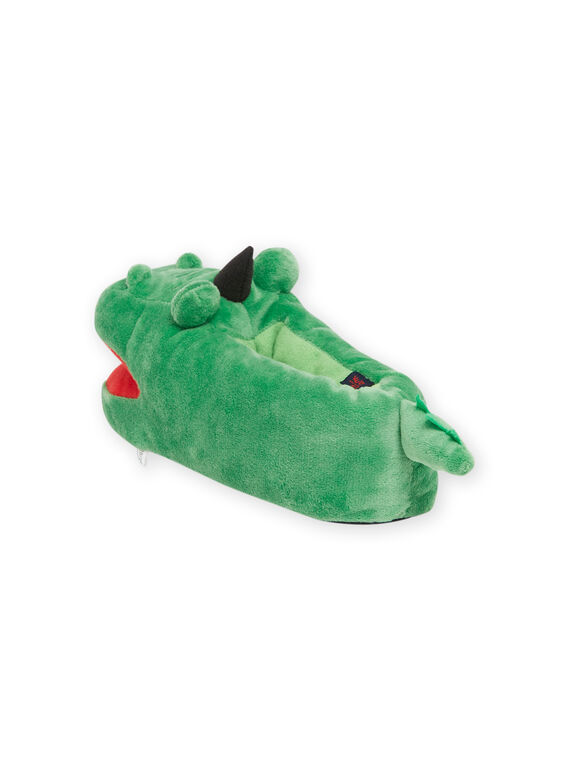 3D green crocodile slippers child boy NOPANTCRO3D / 22KK3611PTD600