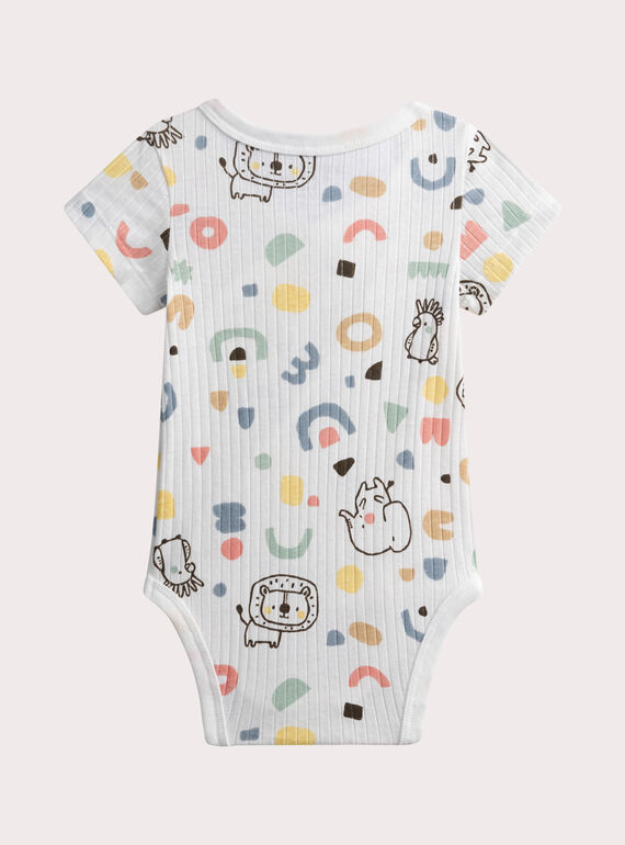 Ivory NEWBORN BODY SUIT WOU3BOD2 / 25SF04X2BDN005