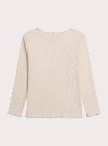 Dark off white TEE SHIRT LS XAJOTEE8 / 25W901F6TML003