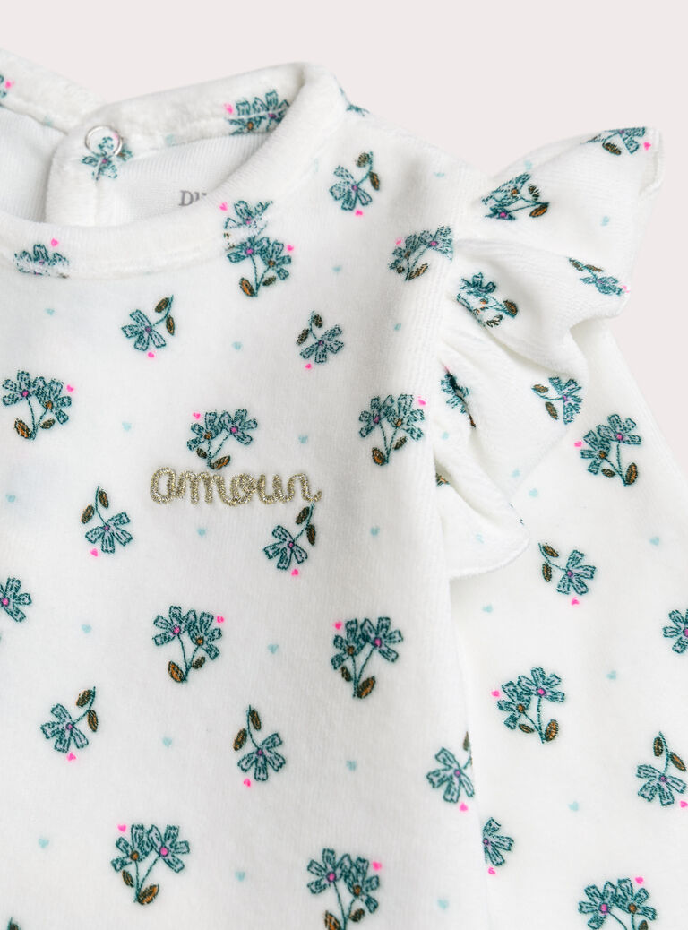 Off white BABYGROW XEFIGREIND / 25WH1333GRE001