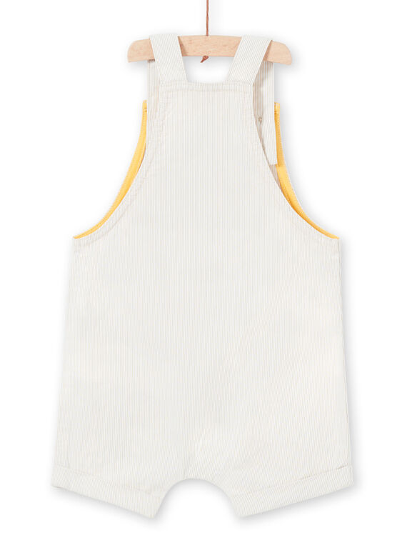 Beige overalls baby boy LUBALSAC / 21SG10O1SAC632