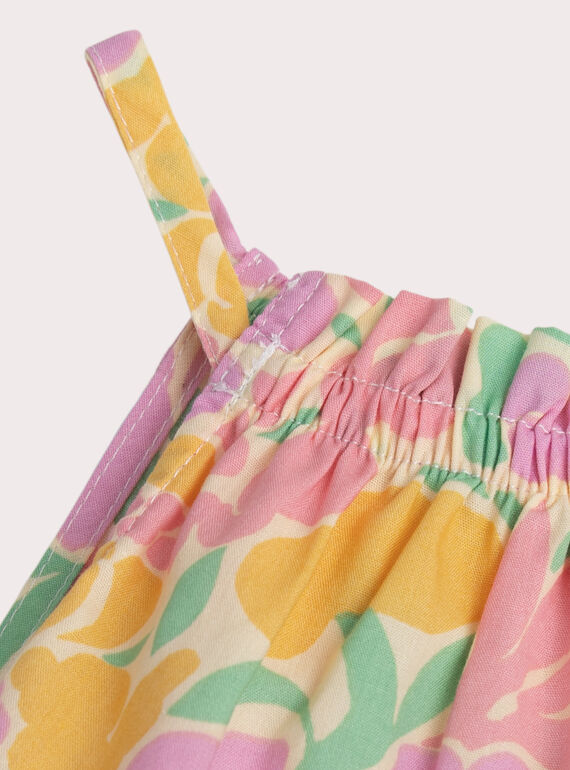 Light yellow DRESS WAJOROB2 / 25S901L1ROBB103