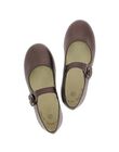 Girls' iridescent leather Mary-Janes DFBABSOFI2 / 18WK35T3D13802