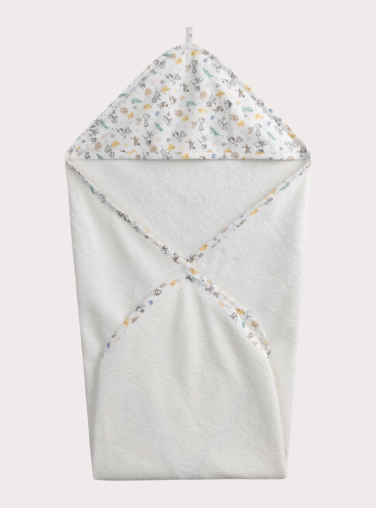 Ivory HOODED BATH TOWEL - (BATH) MITT WOU3POIN / 25SF42X1POI005