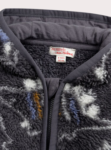 Grey KIDS CARDIGAN XUROCGIL / 25WG10S1GILJ908