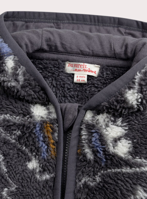 Grey KIDS CARDIGAN XUROCGIL / 25WG10S1GILJ908