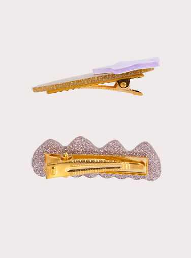  Set of 3 star bars and glittery hearts for girls  VYAJOCLIC5 / 24WI01L8BRT030