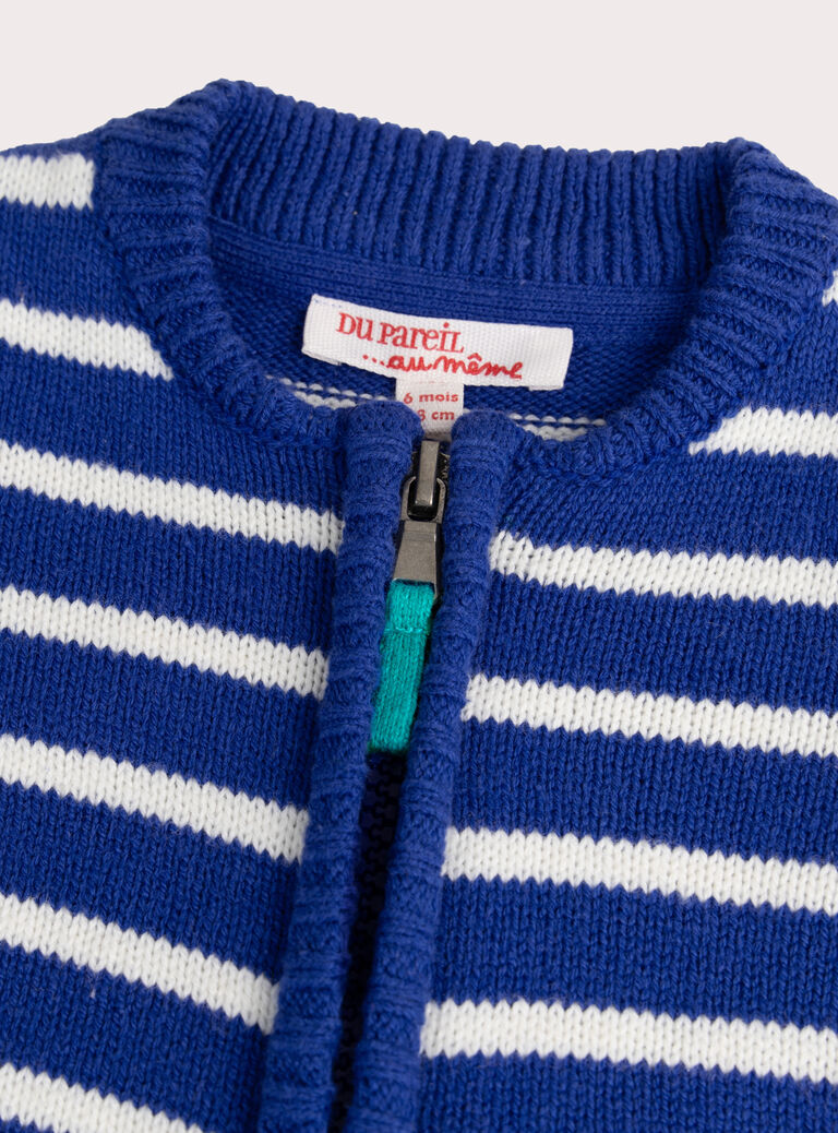 Blue KIDS CARDIGAN Blue KIDS CARDIGAN WUBOGIL1 / 25SG10R2GIL701