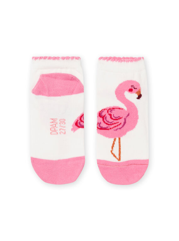 Child girl ecru socks NYAFLACHO / 22SI01R1SOQ001