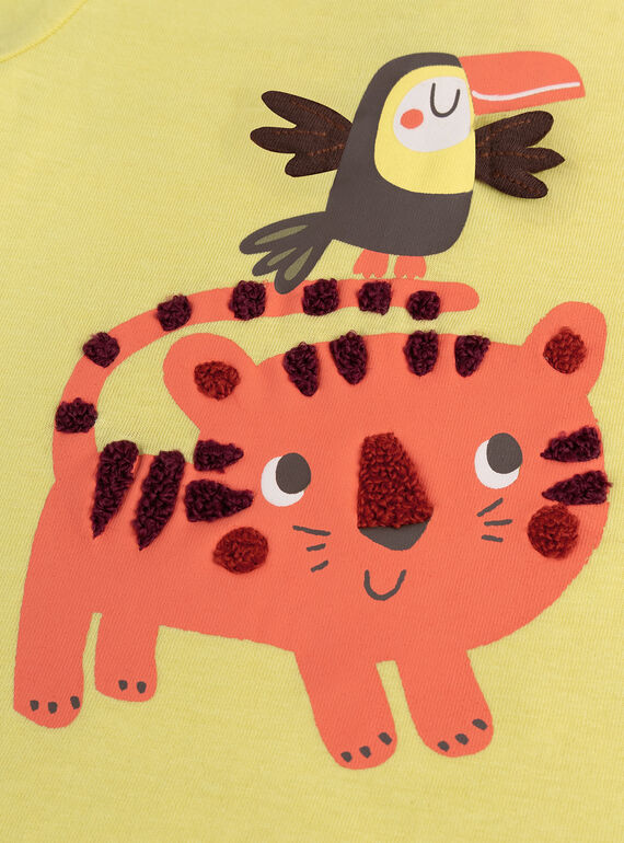 Light green TEE SHIRT SS WULITI3 / 25SG10T3TMC605