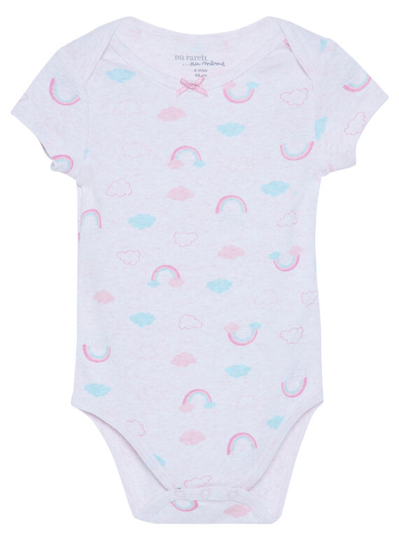 Heather pink Body suit JEFIBODIMP / 20SH1334BDLD314