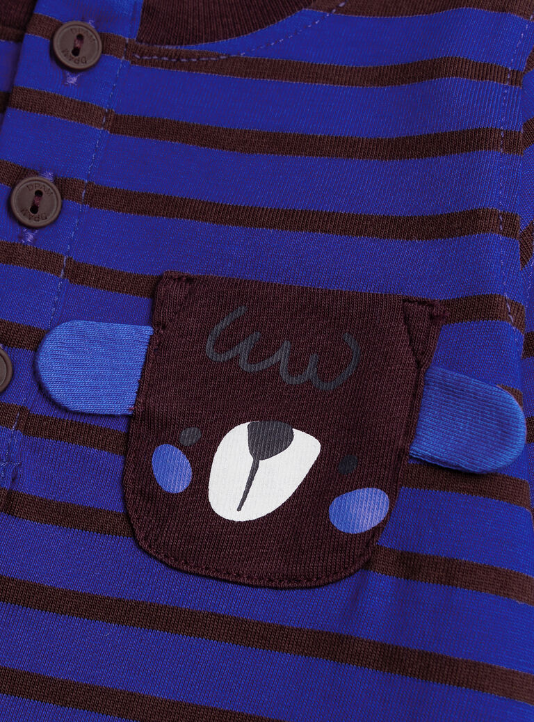 Blue TEE SHIRT LS XUBLUTUN / 25WG10N2TMLC231