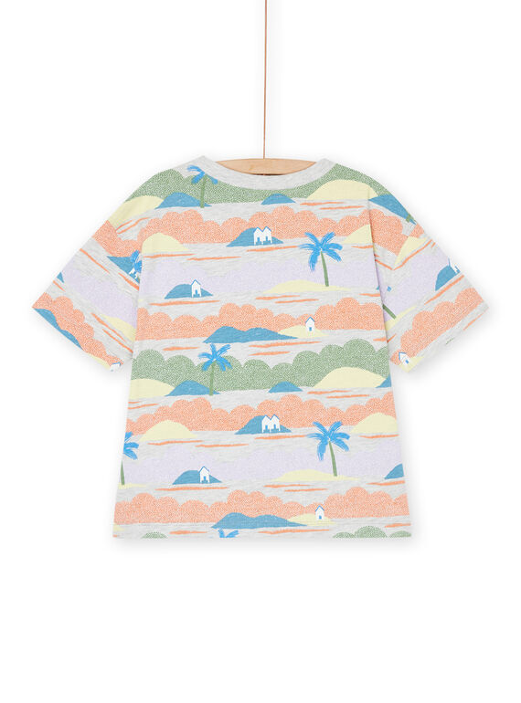Multicolored landscape T-shirt ROEXOTI2 / 23S902V2TMCJ920