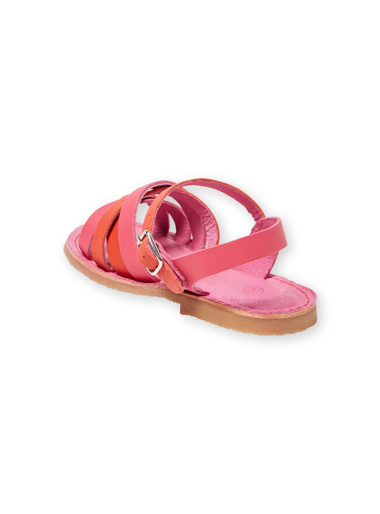 Baby girl pink sandals LFSANDCLARA / 21KK3552D0E304