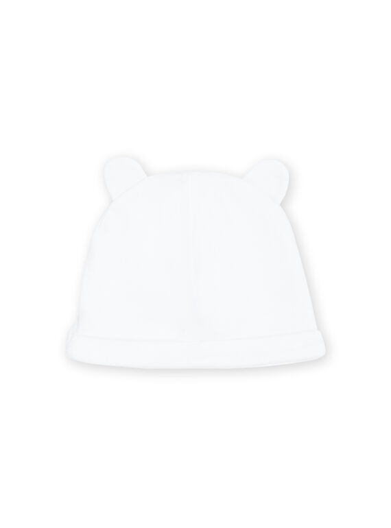 White birth bonnet ROU1BON1 / 23SF4261BNA000