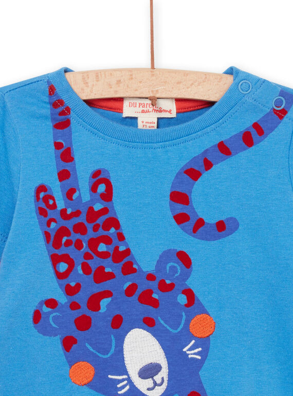 T-shirt with leopard print RUNAUTEE3 / 23SG10N2TMLC228