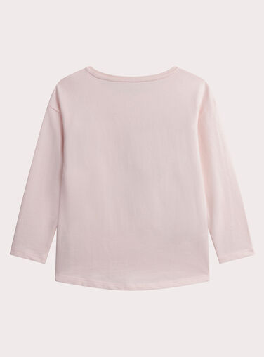 Girls' plain ecru pyjamas WEFAPYJTIG / 25SH1194PYJ114