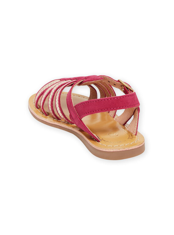Fuchsia spartan sandals child girl NASANDANNE / 22KK354FD0E304