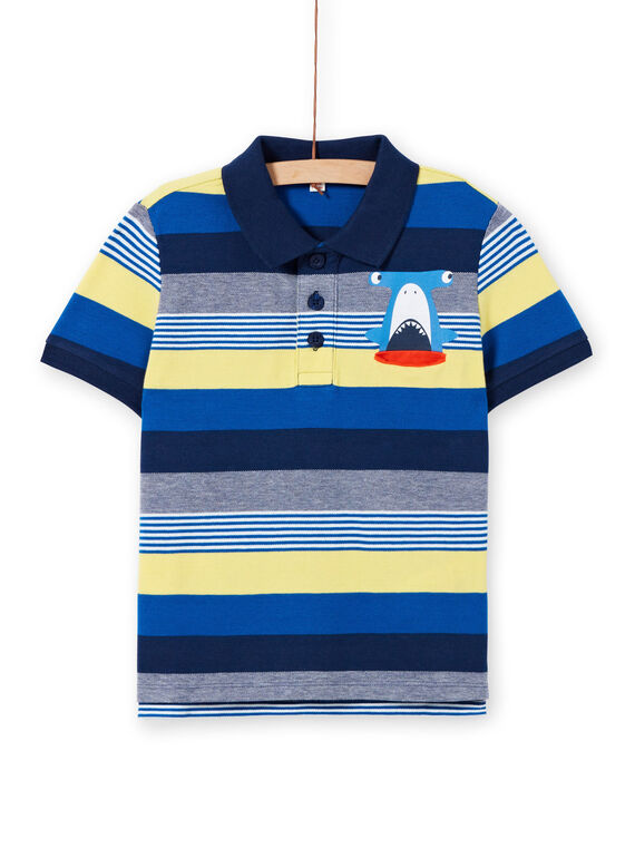 Striped polo shirt - Child boy LONAUPOL / 21S902P1POL070