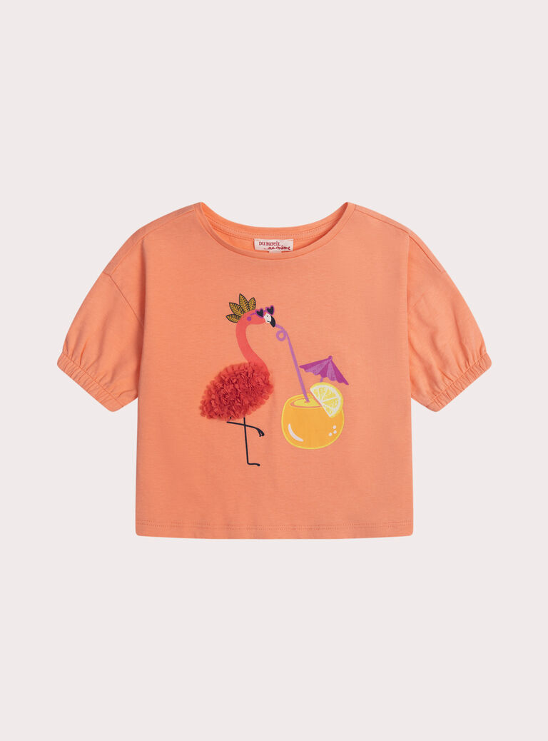 Orange TEE SHIRT SS WALITI1 / 25S901T3TMCE403