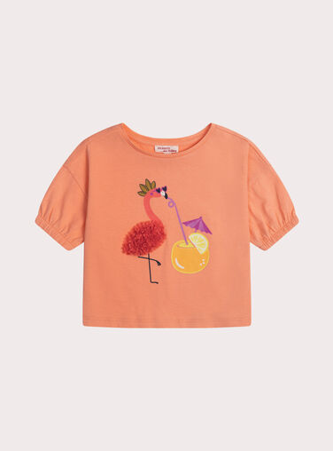 Orange TEE SHIRT SS WALITI1 / 25S901T3TMCE403