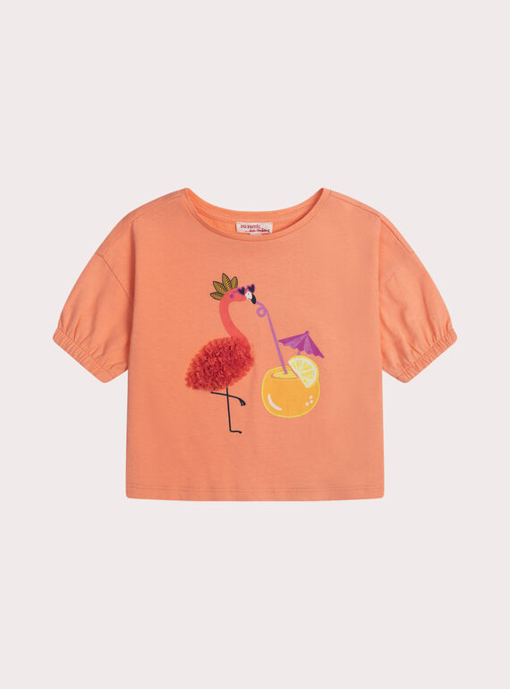 Orange TEE SHIRT SS WALITI1 / 25S901T3TMCE403