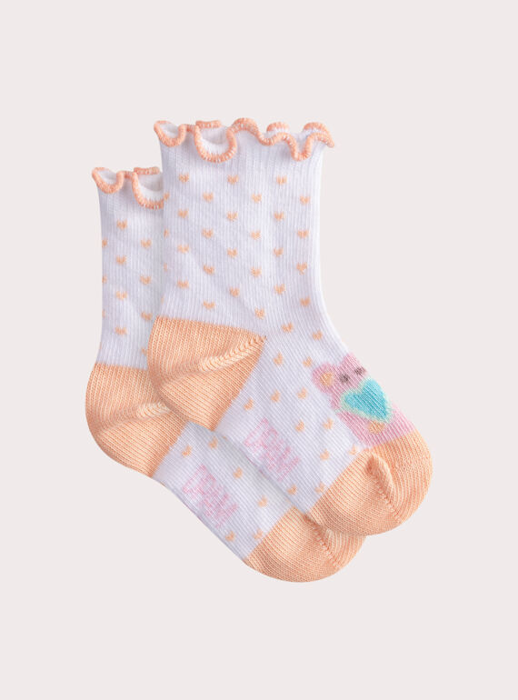White SOCKS WYIJOSOQ10 / 25SI09M1SOQ000