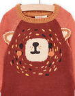 Knitted sweater with animation PUPRAPUL / 22WG10S1PUL501