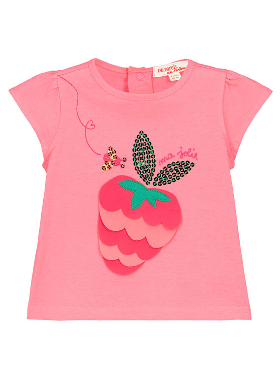 Baby girls' printed T-shirt FIYETI / 19SG09M1TMC309