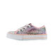 Girls? sequin canvas trainers