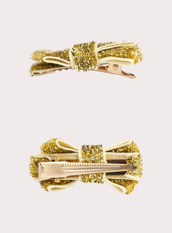 Light gold HAIRCLIP VYAJOCLIP6 / 24WI01T1BRTK008