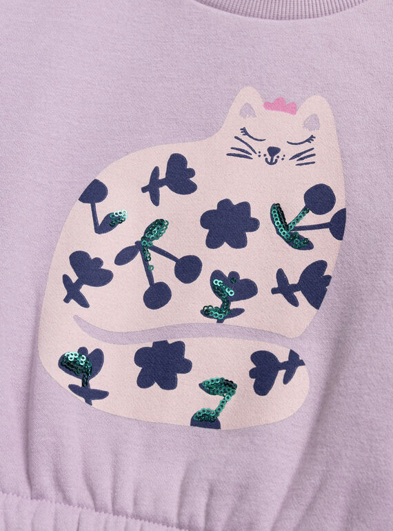 Purple SWEAT SHIRT XABLUSWEA2 / 25W901N1SWEH707