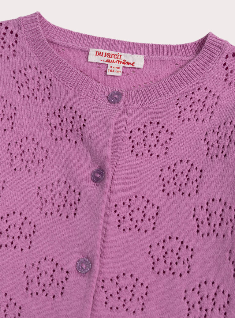 Purple CARDIGAN Purple CARDIGAN WALICAR / 25S901T1CAR708
