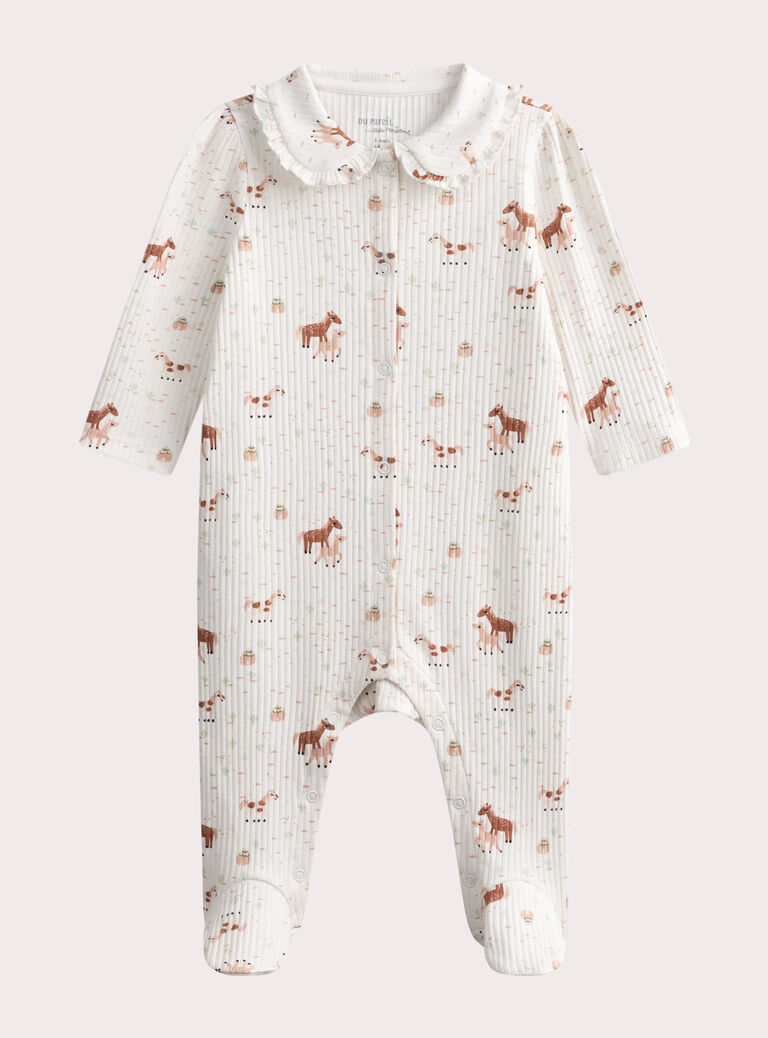 Off white BABYGROW WEFIGRECHE / 25SH13B3GRE001