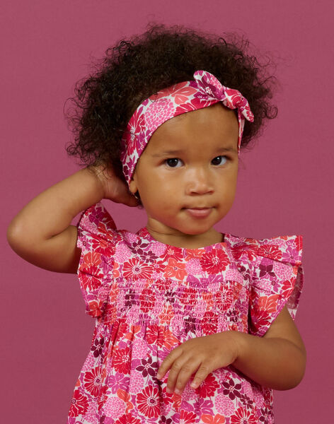 Baby Girl Pink Headband NYIFLABAN / 22SI09R1BAN001
