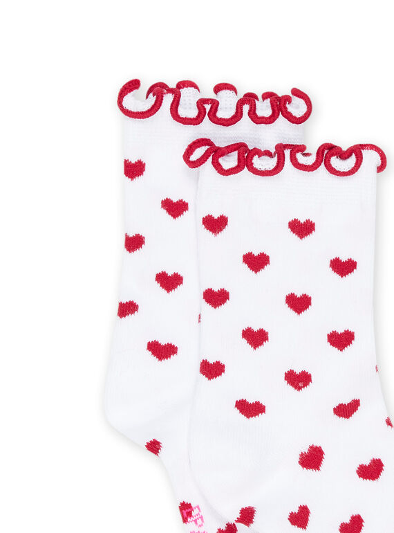 Heart print socks RYAJOSCHO3D / 23SI0175SOQ000