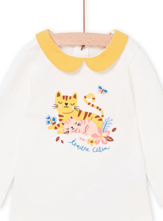 Cat print bodysuit PICIBOD / 22WG09M1BOD001