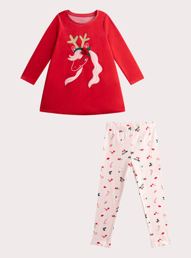 Red NIGHT DRESS VEFACHUNOE / 24WH11B1CHNF510