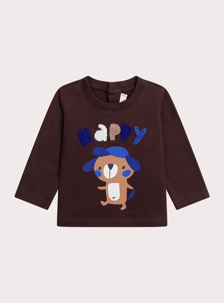 Burgundy TEE SHIRT LS XUBLUTEE2 / 25WG10N3TML501