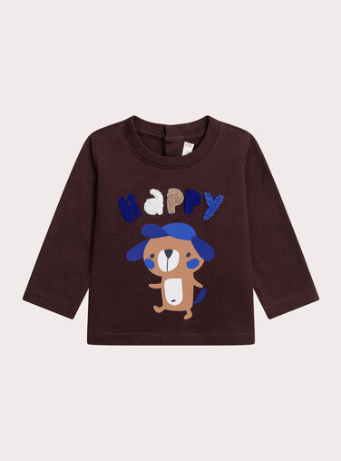 Burgundy TEE SHIRT LS XUBLUTEE2 / 25WG10N3TML501