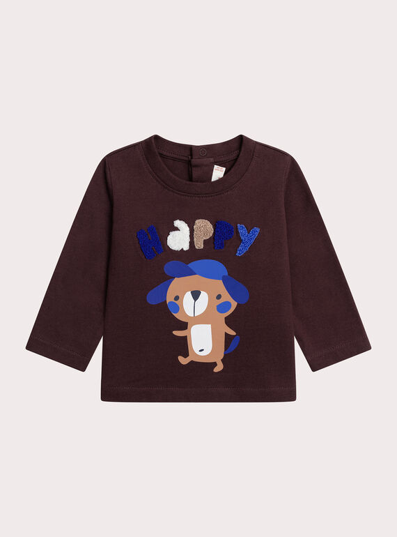 Burgundy TEE SHIRT LS XUBLUTEE2 / 25WG10N3TML501